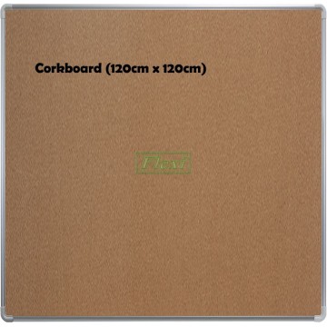 120cm x 120cm Corkboard - A120120