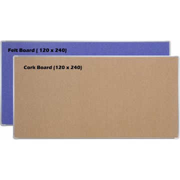 Cork Board / Felt Board 120cm x 240cm - D120240