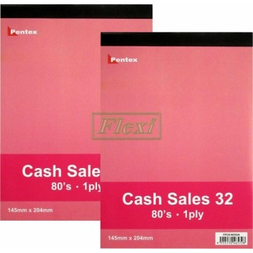 32A 80s Cash Sales Book