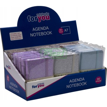 Note Book Glitter A7 - 5801-8