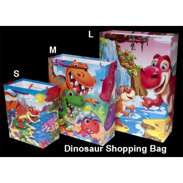 Shopping Bag Paper Dinosaur K6057L