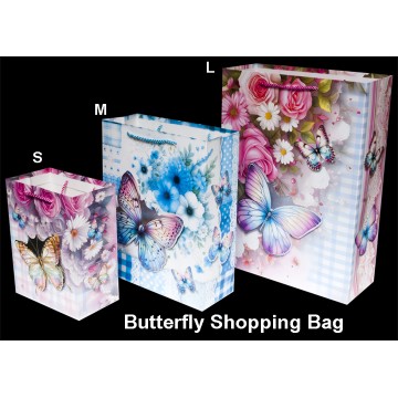 Shopping Bag Paper Butterfly Y3203L