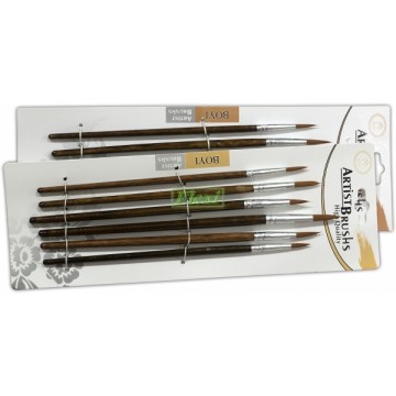 Water Colour Brush Set Nylon - 8136A