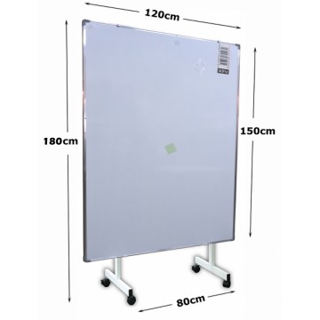Magnetic Whiteboard with Stand (Portrait Mode) - F150120M