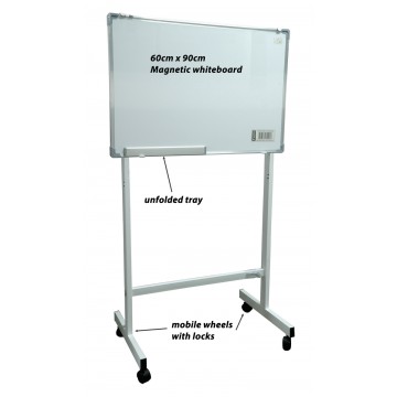Magnetic Whiteboard with Stand - F6090M