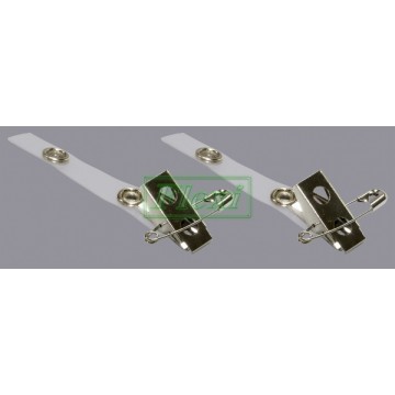 Name Tag Clip with Safety Pin - B201P