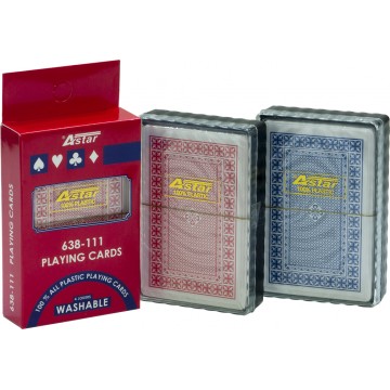 Plastic Playing Cards - 638
