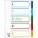 Dividers in Grey PVC, Colour PVC, PP, Paper and Mylar Tabbed
