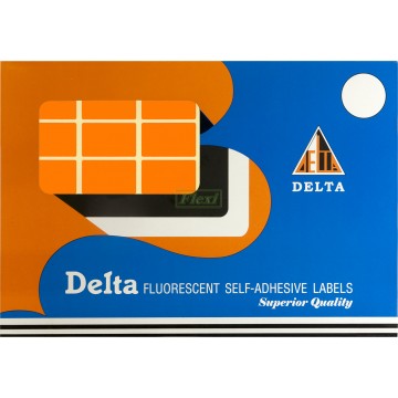 Delta Self-Adhesive Colour Labels 1930 - Fluorescent 19x30mm