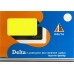 Delta Self-Adhesive Colour Label Fluorescent 8x20mm - 820