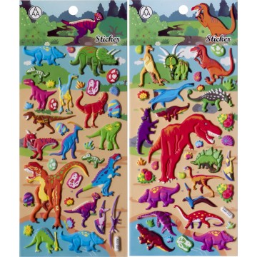Dinosaur Stickers 3D - AAA007